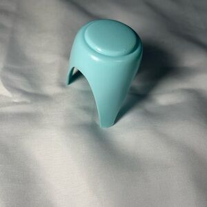 Vintage 1990s Barbie Dollhouse Blue Side Table Furniture Replacement Meritus